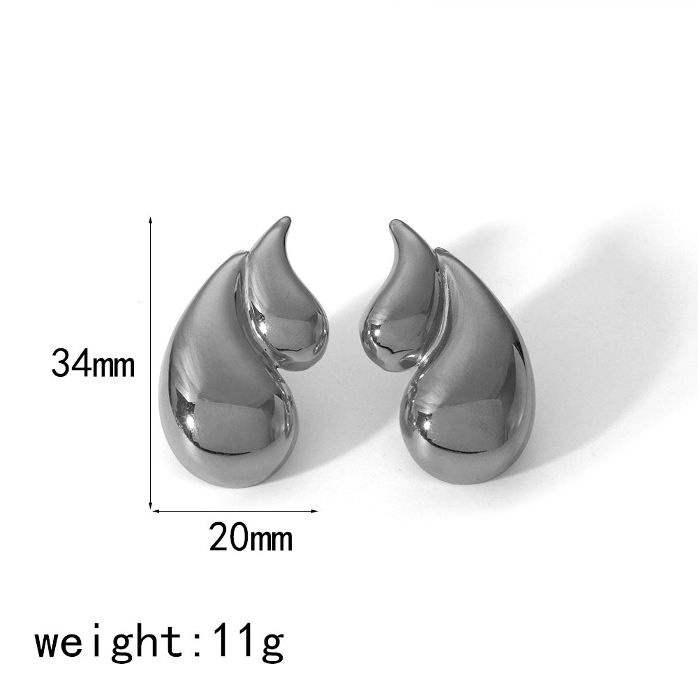 Boucles Goutte portées