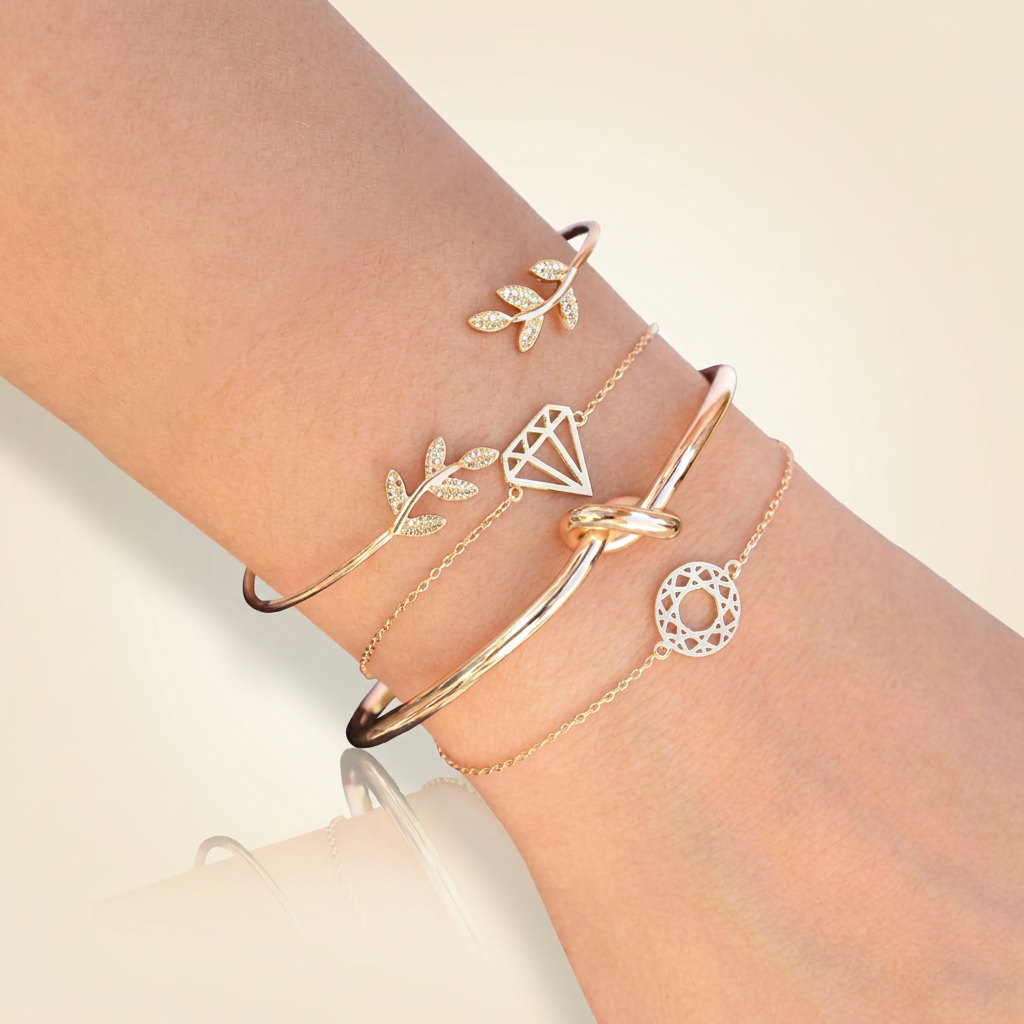 Bracelets bohème superposables – visuel propre