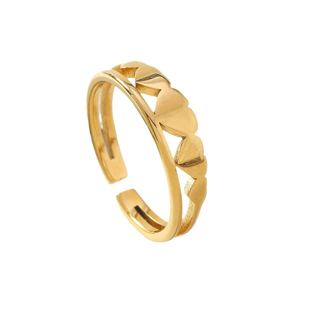 Bague Cœur ouverte