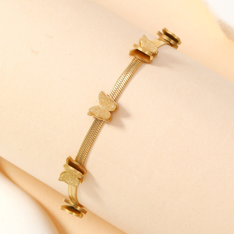 Bracelet Papillon doré